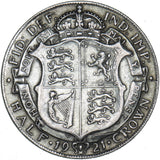 1921 Halfcrown - George V British Silver Coin - Nice