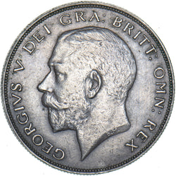 1921 Halfcrown - George V British Silver Coin - Very Nice