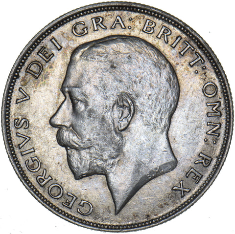 1923 Halfcrown - George V British Silver Coin - Nice