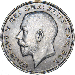 1924 Halfcrown - George V British Silver Coin - Superb