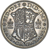 1933 Halfcrown - George V British Silver Coin - Very Nice