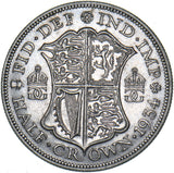 1934 Halfcrown - George V British Silver Coin - Very Nice