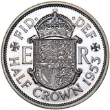 1953 Proof Halfcrown - Elizabeth II British  Coin - Superb