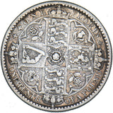 1849 Godless Florin - Victoria British Silver Coin