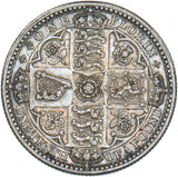 1849 Godless Florin - Victoria British Silver Coin - Very Nice