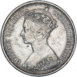 1873 Gothic Florin - Victoria British Silver Coin - Nice