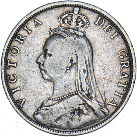 1890 Florin - Victoria British Silver Coin