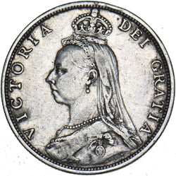 1891 Florin - Victoria British Silver Coin - Nice