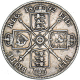 1892 Florin - Victoria British Silver Coin
