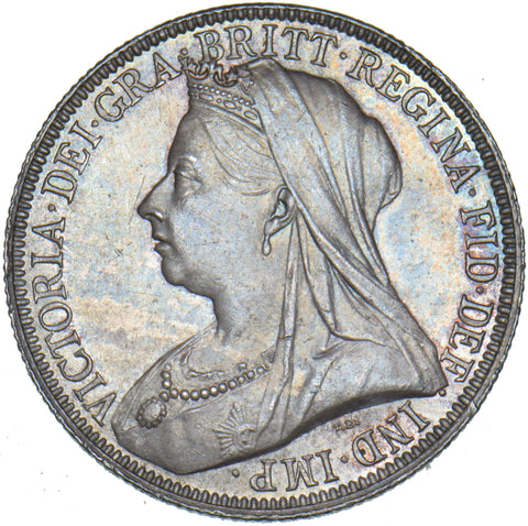 1893 Florin - Victoria British Silver Coin - Superb