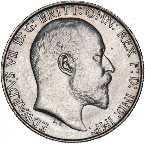 1902 Florin - Edward VII British Silver Coin - Superb