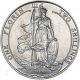 1902 Matt Proof Florin - Edward VII British Silver Coin - Superb