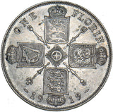 1919 Florin - George V British Silver Coin - Nice