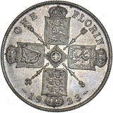 1923 Florin - George V British Silver Coin - Nice