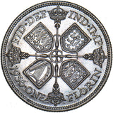 1936 Florin - George V British Silver Coin - Superb