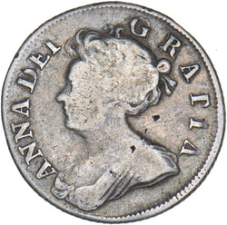 1705 Shilling (Roses & Plumes) - Anne British Silver Coin