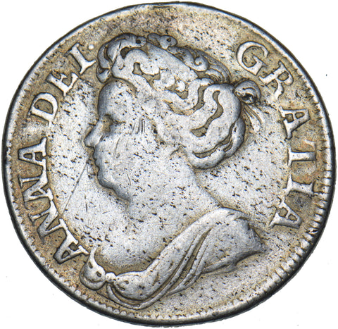 1711 Shilling (Ex-Mount) - Anne British Silver Coin