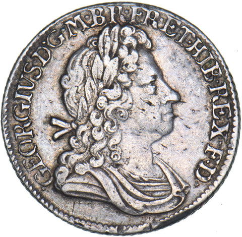 1720 Shilling - George I British Silver Coin - Very Nice