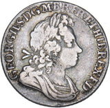 1723 SSC Shilling - George I British Silver Coin - Nice