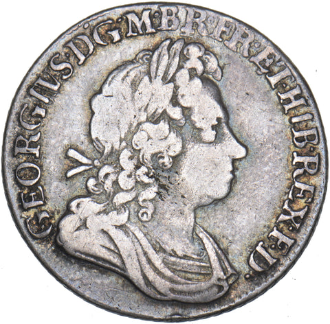 1723 SSC Shilling - George I British Silver Coin - Nice