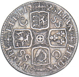 1723 SSC Shilling - George I British Silver Coin - Nice