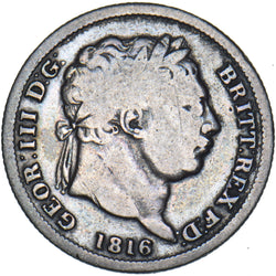 1816 Shilling - George III British Silver Coin