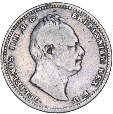 1834 Shilling - William IV British Silver Coin