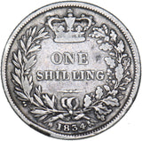 1834 Shilling - William IV British Silver Coin