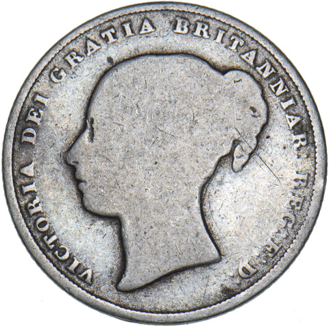 1841 Shilling - Victoria British Silver Coin