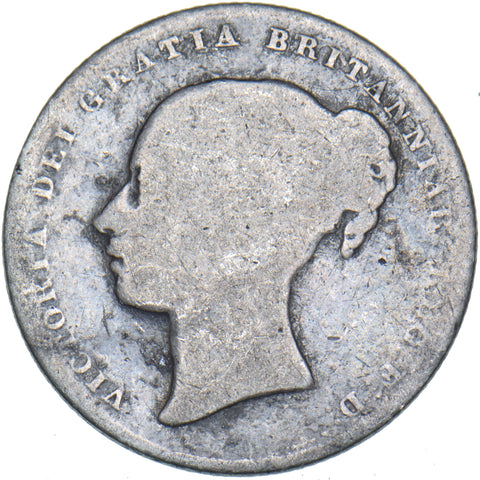 1848 Shilling - Victoria British Silver Coin