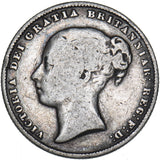 1866 Shilling - Victoria British Silver Coin
