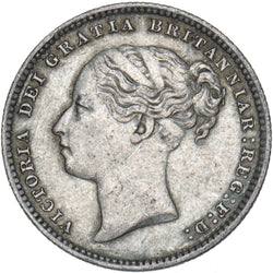 1884 Shilling - Victoria British Silver Coin - Nice