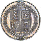 1889 Shilling - Victoria British Silver Coin - Superb