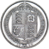 1889 Shilling - Victoria British Silver Coin - Very Nice