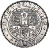 1893 Shilling (Rare Dies 1C) - Victoria British Silver Coin - Very Nice