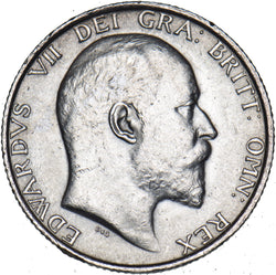 1906 Shilling - Edward VII British Silver Coin - Very Nice