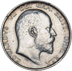 1906 Shilling - Edward VII British Silver Coin - Very Nice