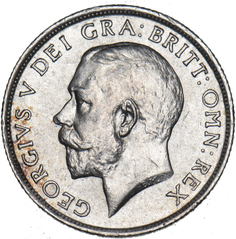 1911 Shilling - George V British Silver Coin - Superb
