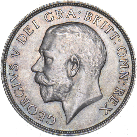 1911 Shilling - George V British Silver Coin - Superb