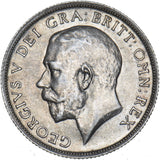 1916 Shilling - George V British Silver Coin - Very Nice