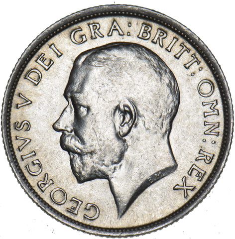1919 Shilling - George V British Silver Coin - Very Nice