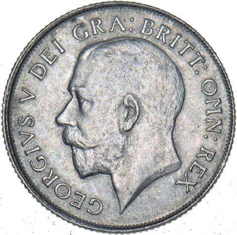 1922 Shilling - George V British Silver Coin - Very Nice