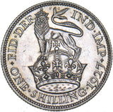 1927 Shilling - George V British Silver Coin - Superb