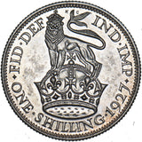 1927 Proof Shilling - George V British Silver Coin - Superb