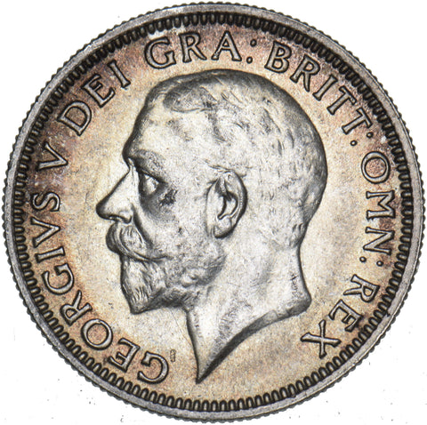 1936 Shilling - George V British Silver Coin - Very Nice