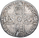 1707 Sixpence - Anne British Silver Coin