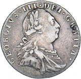 1787 Sixpence - George III British Silver Coin - Nice