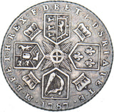 1787 Sixpence - George III British Silver Coin - Nice
