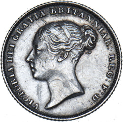 1843 Sixpence - Victoria British Silver Coin - Very Nice
