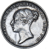 1843 Sixpence - Victoria British Silver Coin - Very Nice